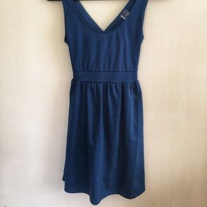 Turquoise Sparkle & Fade Open Back Dress size S